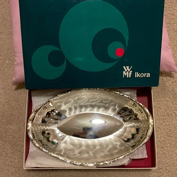 Dining Vintage Wmf Ikora Silver Plated Oval Dish Poshmark